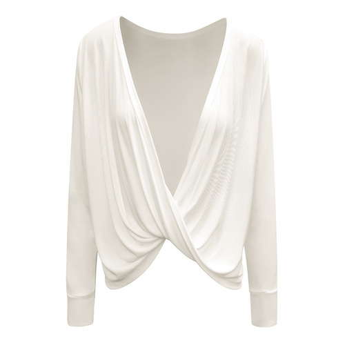 Bestselling Women's Yoga Wear: Sweat-Absorbent, Breathable Backless Fitness Tops with Long Sleeves—Loose-Fit T-Shirts and Running-Style Sports Blouses