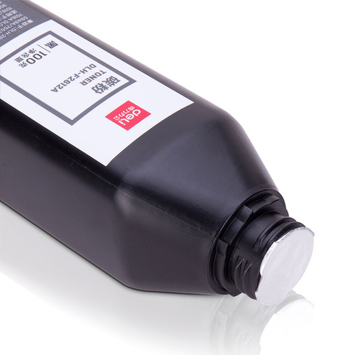 Deli upgraded black type 80g bottled black toner 100g laser printer toner cartridge wholesale