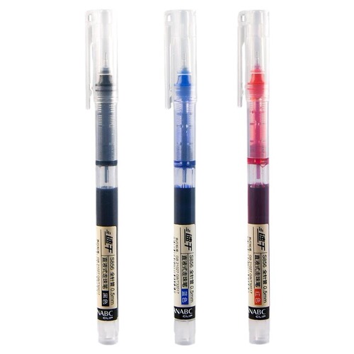 Black Gel Pen with 0.5mm Diameter, Bulk and Retail, Colorful Refillable Gel Pens