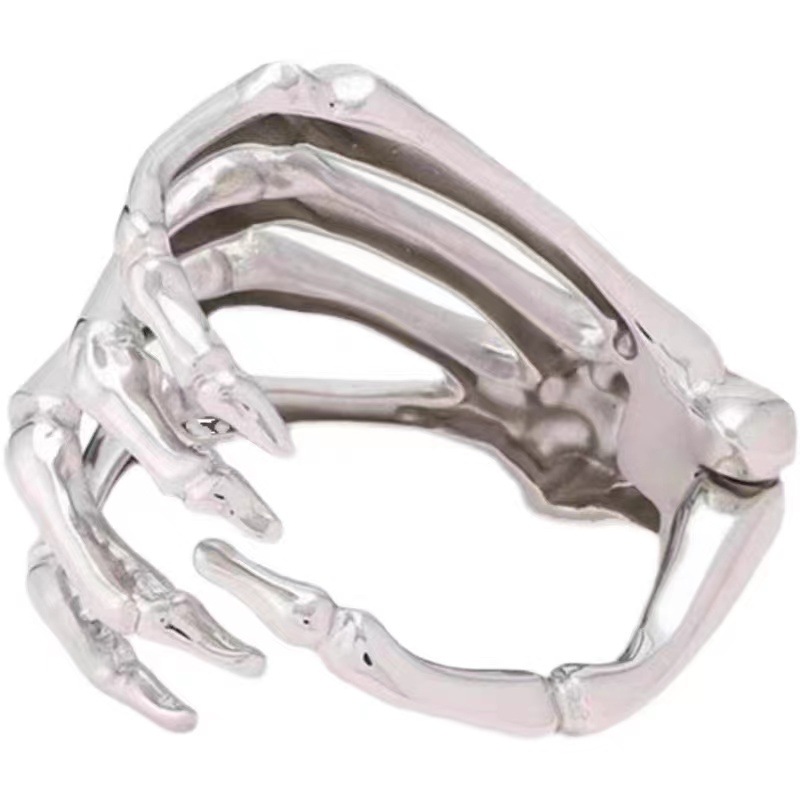 Raf Simons Skeleton Claw Bracelet Metal Silver