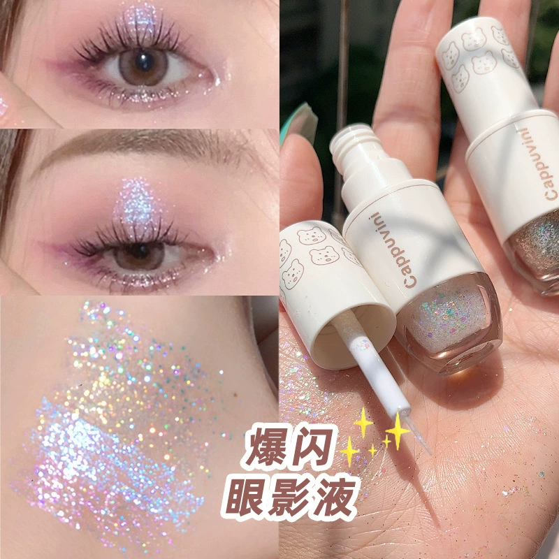 Карт Бубин Вани Стар Дип тень для глаз Fight Flash Flash Shin Crystal Crystal Рама Diamond Seee Seecies A капля слез жидкая тень для глаз