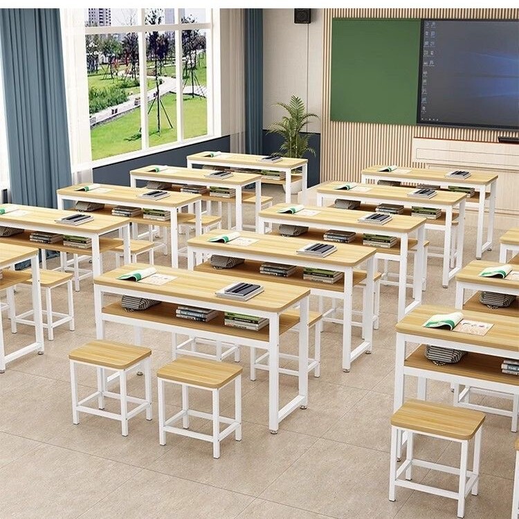 Student Desks and Chairs, Double-Layer Desks with Drawers, Tutoring Class Desks, Single and Double Desks, Student Study Desks Student Desks and Chairs, Double-Layer Desks with Drawers, Tutoring Class Desks, Single and Double Desks, Student Study Desks