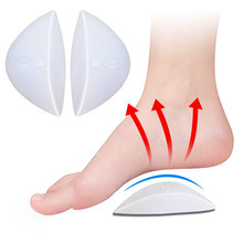 硅胶三角形足弓垫 男女足弓垫 鞋垫扁平足心支撑矫正垫 O型腿