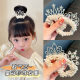 Children's Crown Headwear Princess Headline Little Girl's Internet Celebrity New Pearl Ball Hair Loop Girls' Horsetail Hair Rope