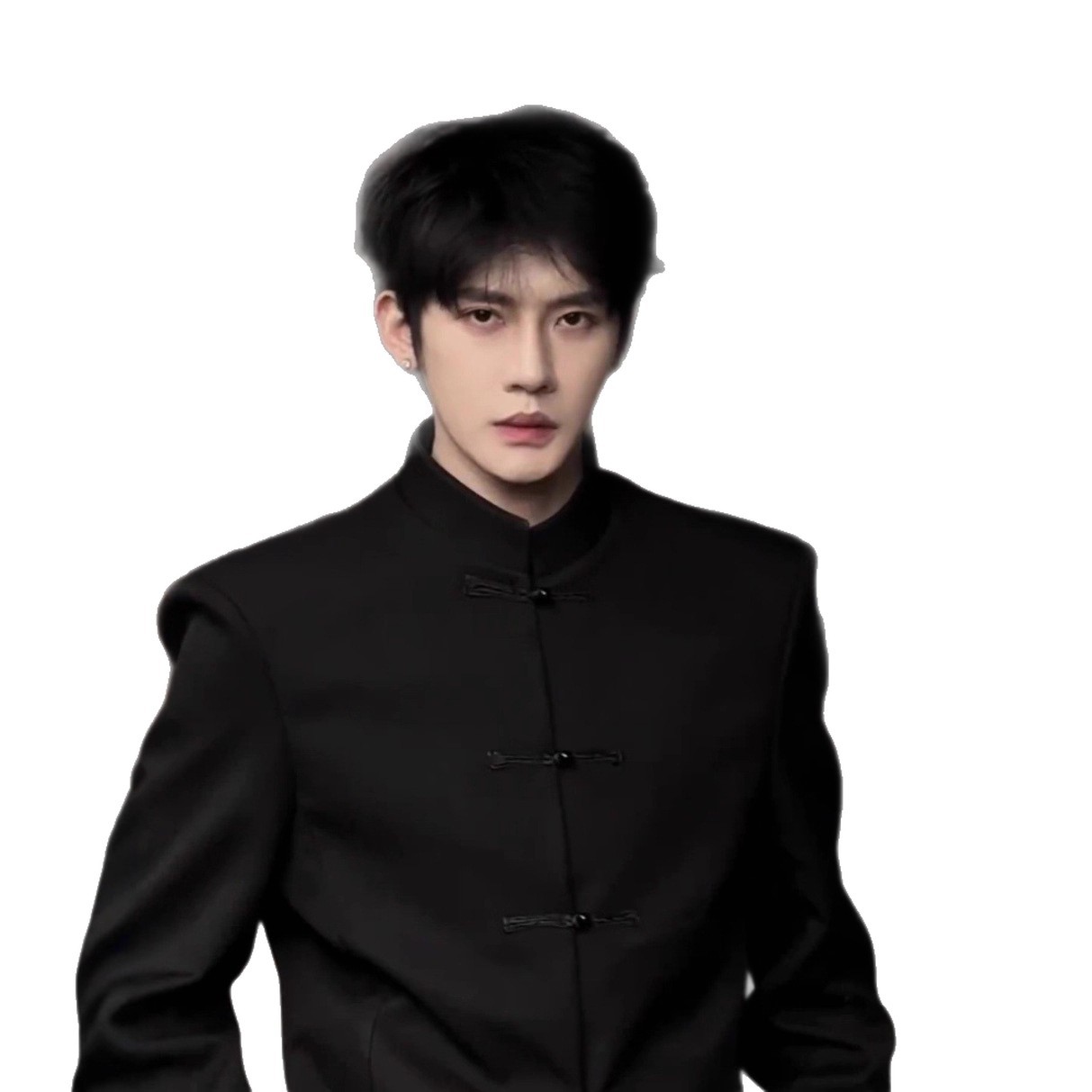 1 abito da uomo in stile cinese vintage con colletto rialzato e bottoni, design patchwork in pelle con nappe di nicchia, elegante e_voghion.com