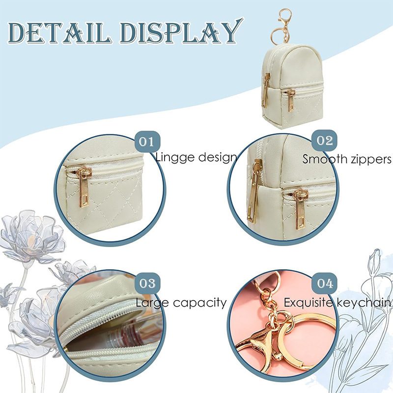 Mini bolso de cambio llavero colgante portátil auriculares bolsos pequeños accesorios creativos multifacéticos bolsos pequeños al por mayor