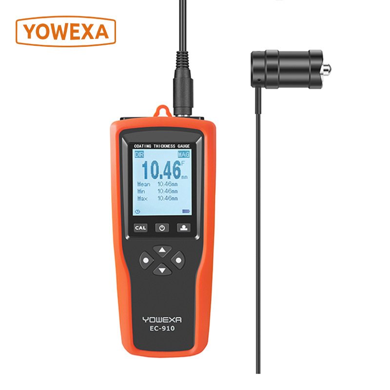 EC-910涂层测厚仪 大量程F10mm 防火层防腐层测试 管道钢结构表面