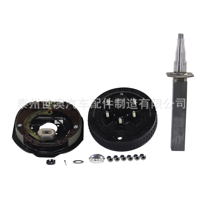 6-hole 139.7 distribution 6000-pound trailer RV independent suspension half shaft assembly single suspension axle 12-inch with brake