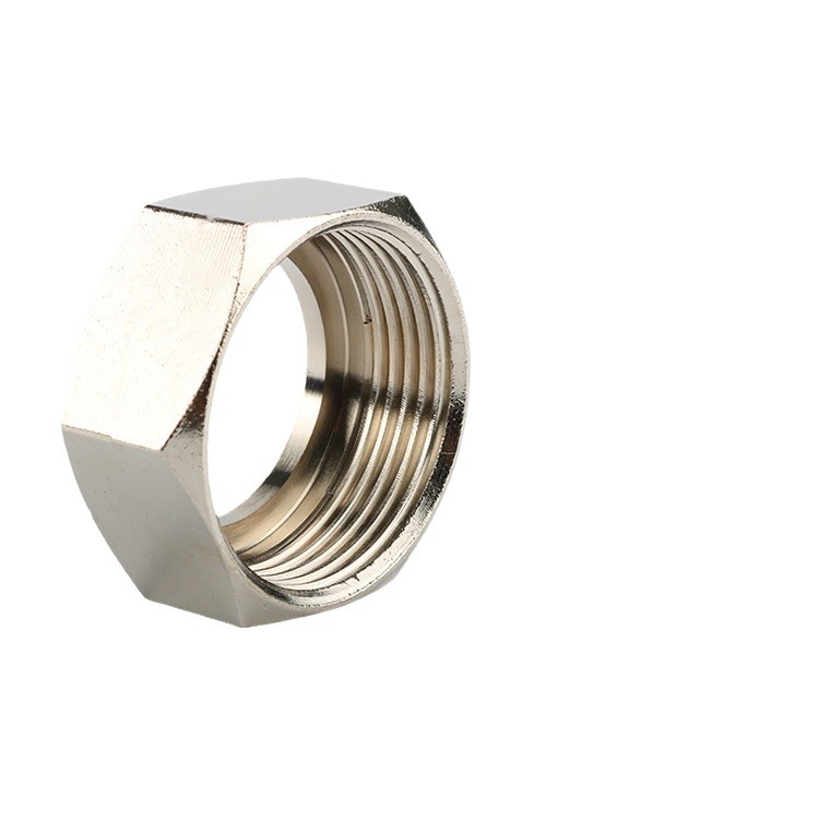 Stainless steel bellows nut 4 points 6 points 1 inch nut 304 stainless steel corrugated hose gas pipe copper joint