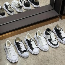外贸三原康裕溶解鞋mmy开口笑帆布鞋情侣男女休闲运动厚底板鞋