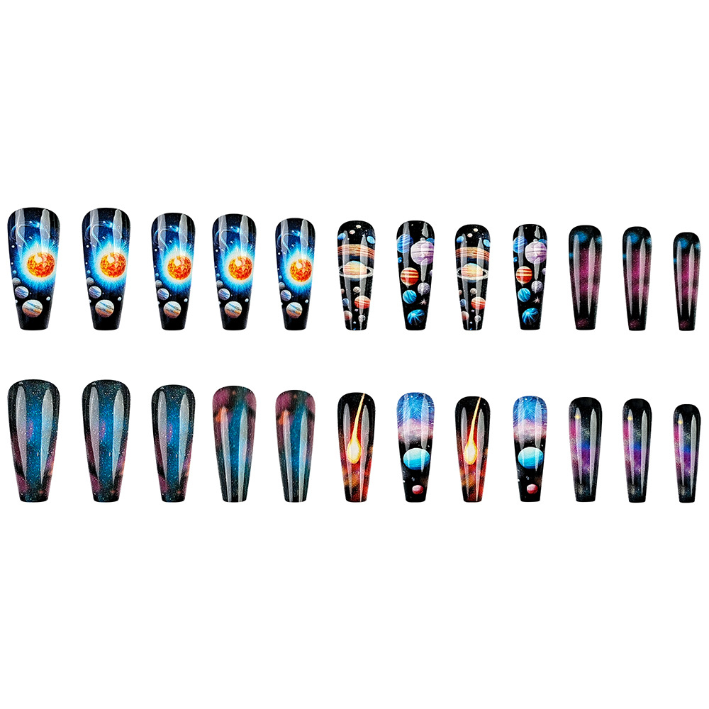 Wearable Happy Planet Manicure Universo Celestial Dream Manicure Parches Comercio Exterior Ventas calientes Manicure image 6