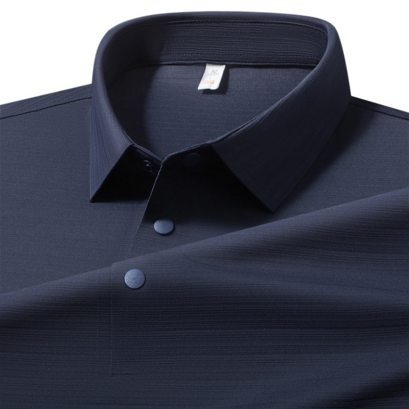 Short-Sleeved T-Shirt with Collar Design S98303-