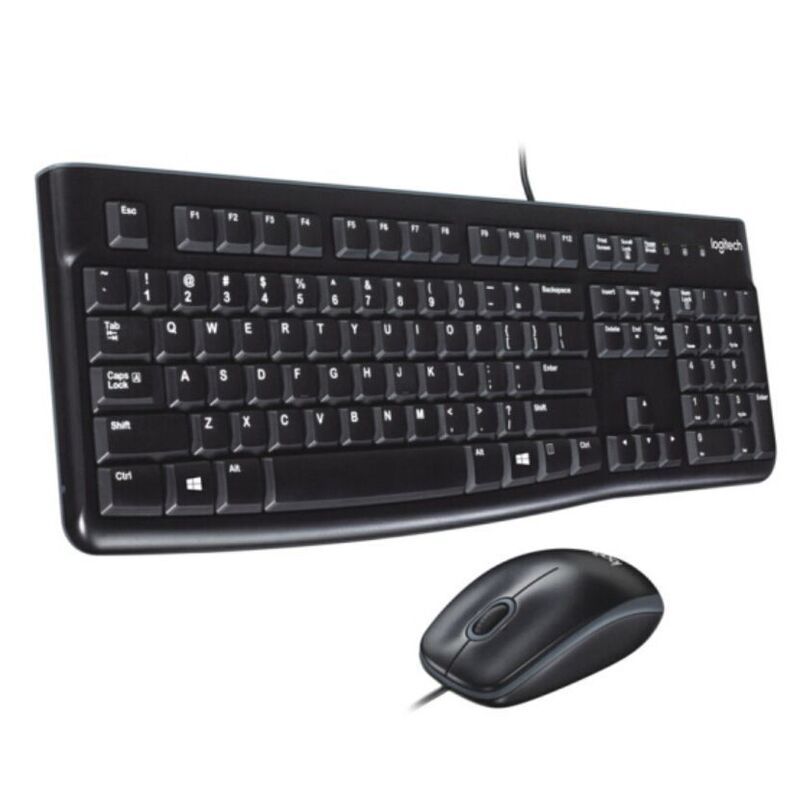Logitech MK120 wired mouse and mouse set for Office Home mouse and keyboard two-piece computer keyboard and mouse