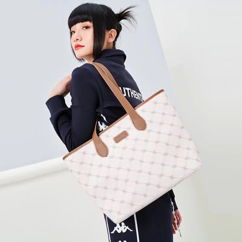 Kappa 2026 New Tote Bag for Women, Large Capacity Work and Commuting Shoulder Bag, Versatile Laptop Bag