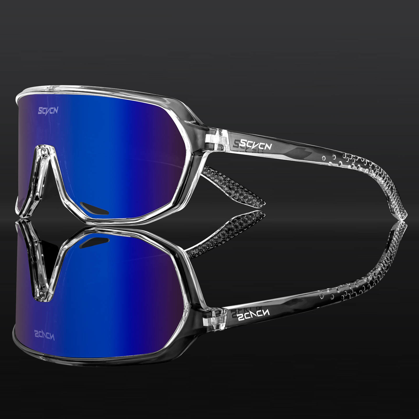 Gafas de Ciclismo Deportivo de PC, Lentes Intercambiables para Deportes al Aire Libre