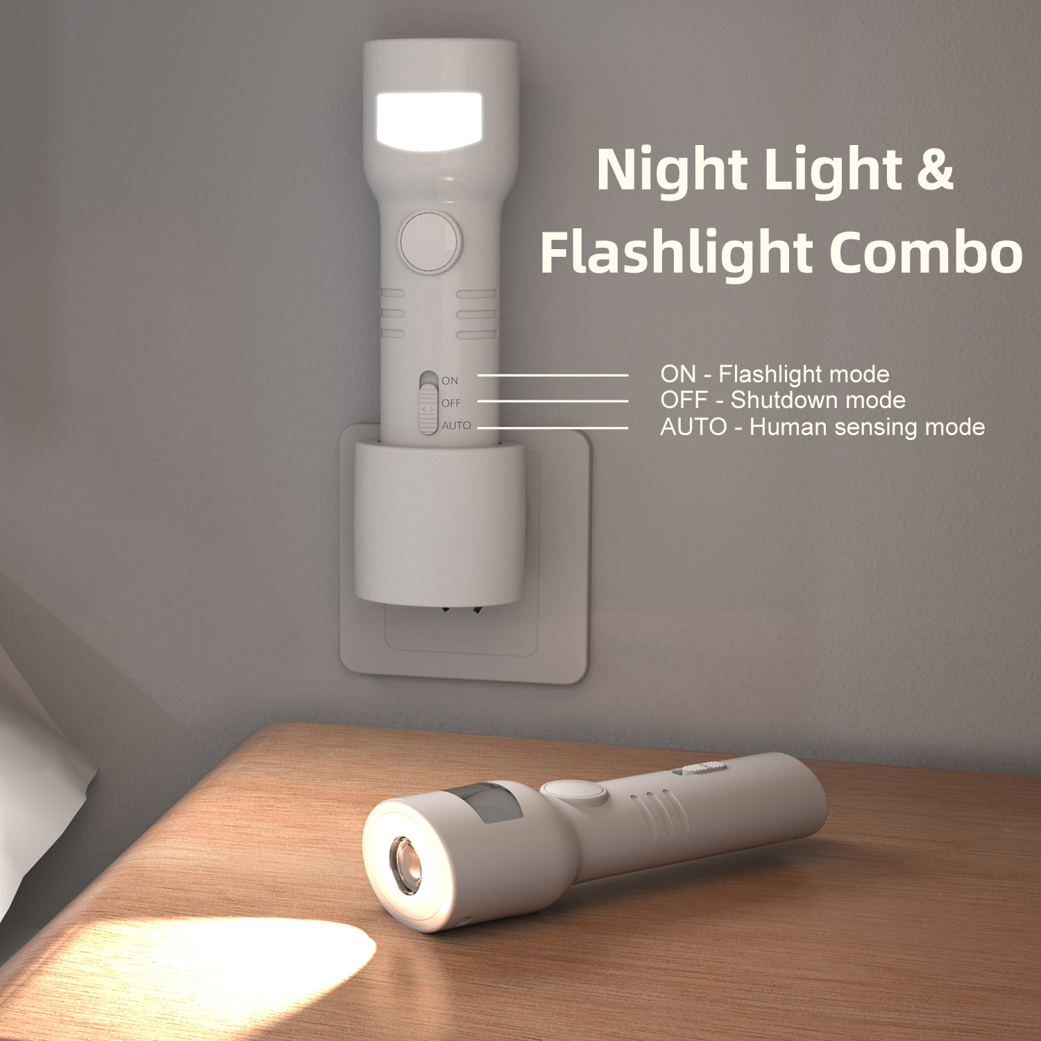 Luce notturna ricaricabile con sensore di movimento per camera_voghion.com