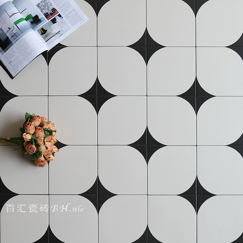 Французская простая напольная плитка для ванной комнаты, кухни, ванной комнаты, маленькая плитка, ресторан, торговый центр, отель, кафе, полная плитка