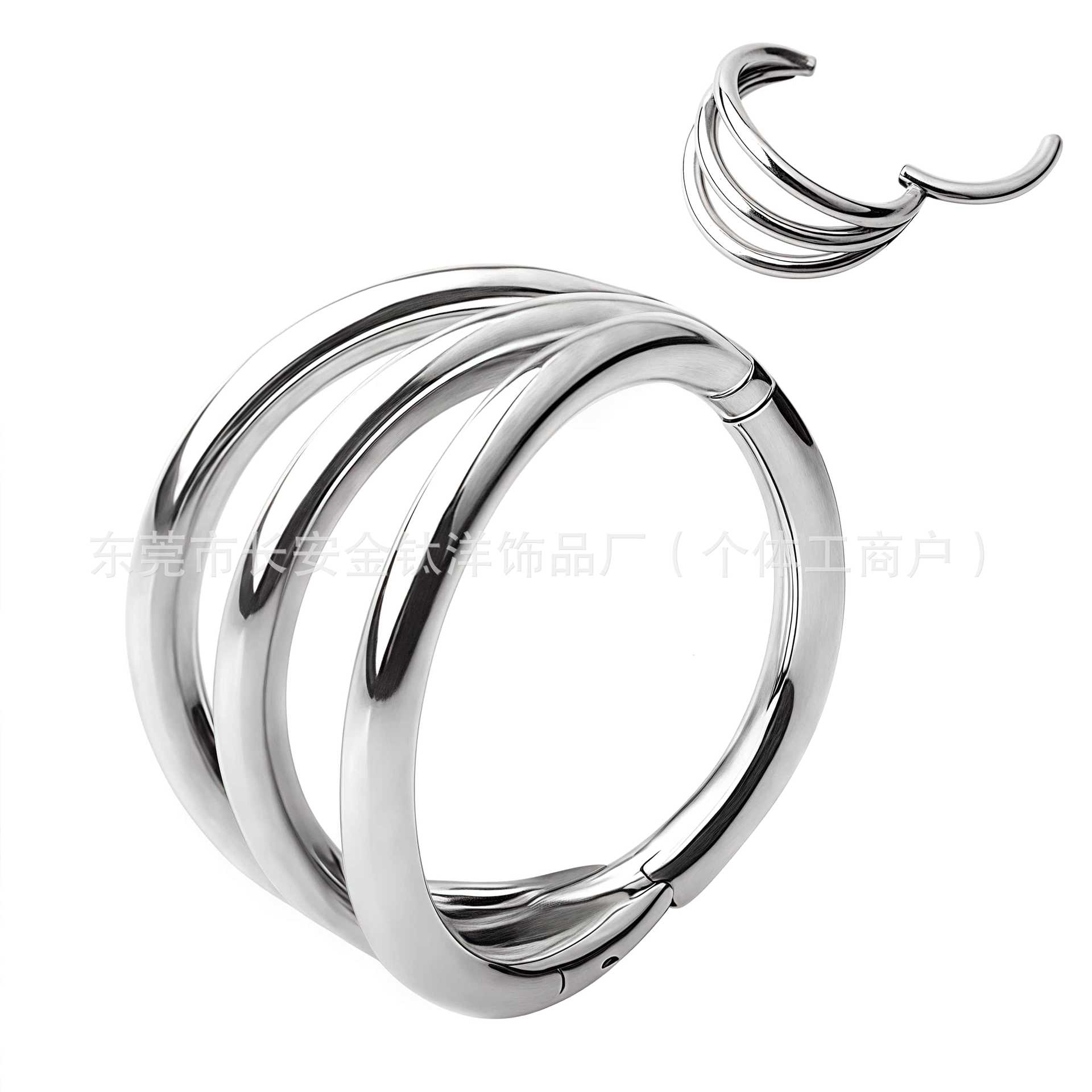 Labret piercing jewelry detail image