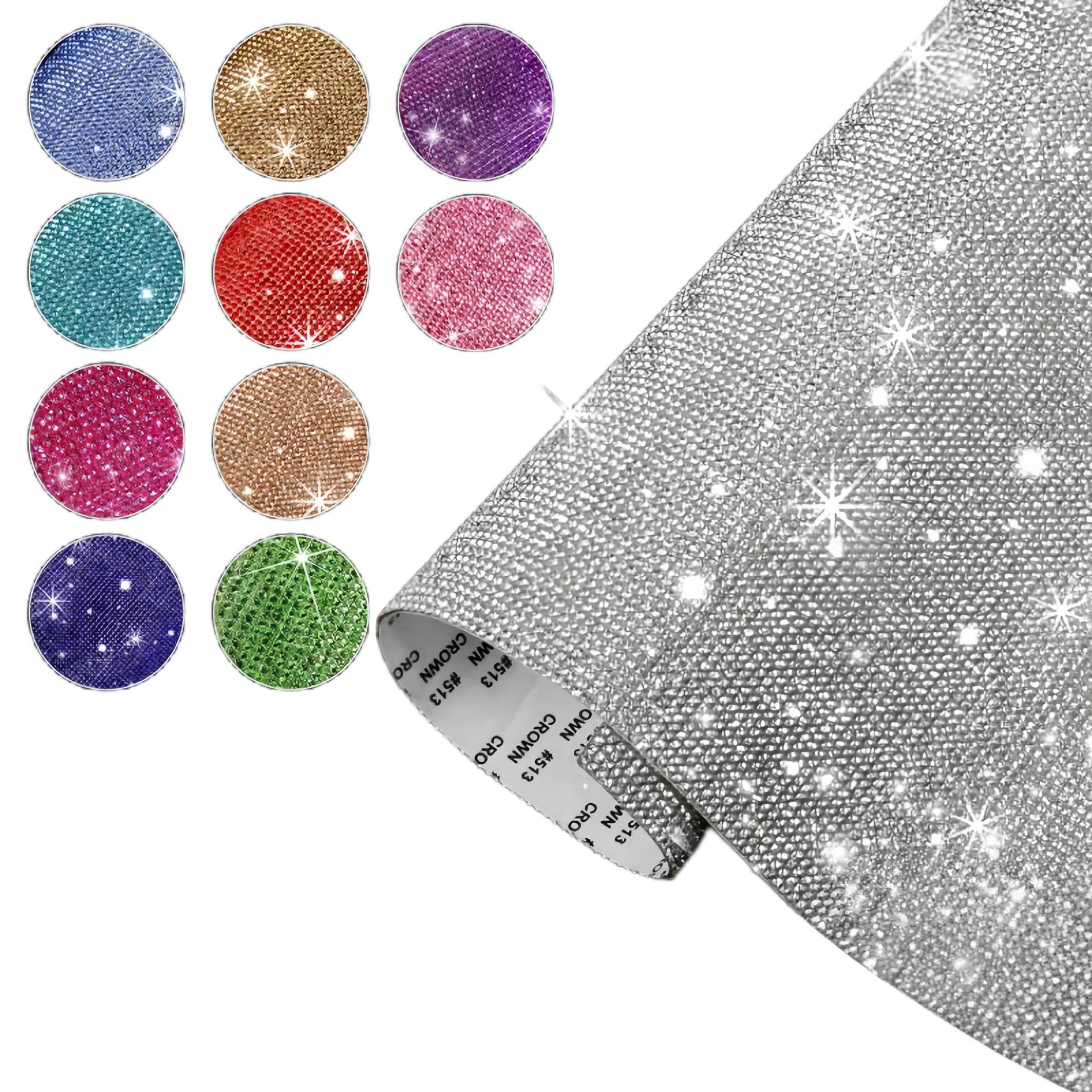 Adhesive glue, self-adhesive diamond accessory with accessories, handmade
