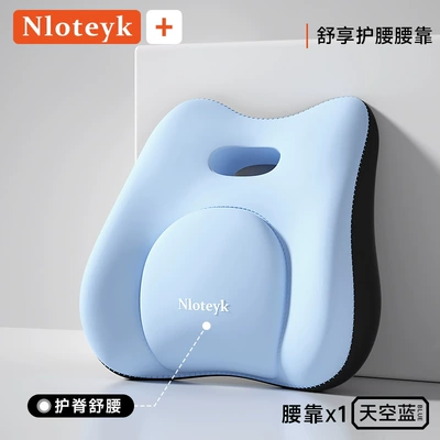 Lumbar Support Set for Driver, Waist support - sky-blue-lumbar-support-image-specifications