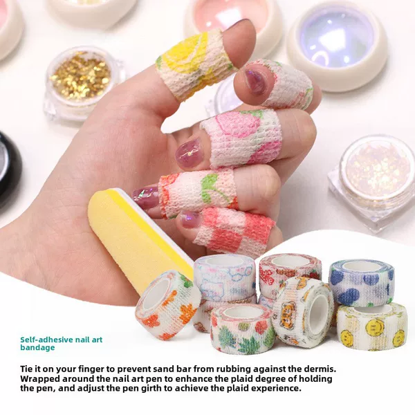 Wholesale Non-Woven Nail Bandage Anti-Wear Hand Protector Finger Protector Finger Joint Protection Self-Adhesive Outdoor Thumb Bandage