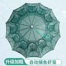 伞网虾笼自动折叠鱼网捕鱼神器渔网黄鳝笼渔具鱼笼伞笼捕鱼笼批发