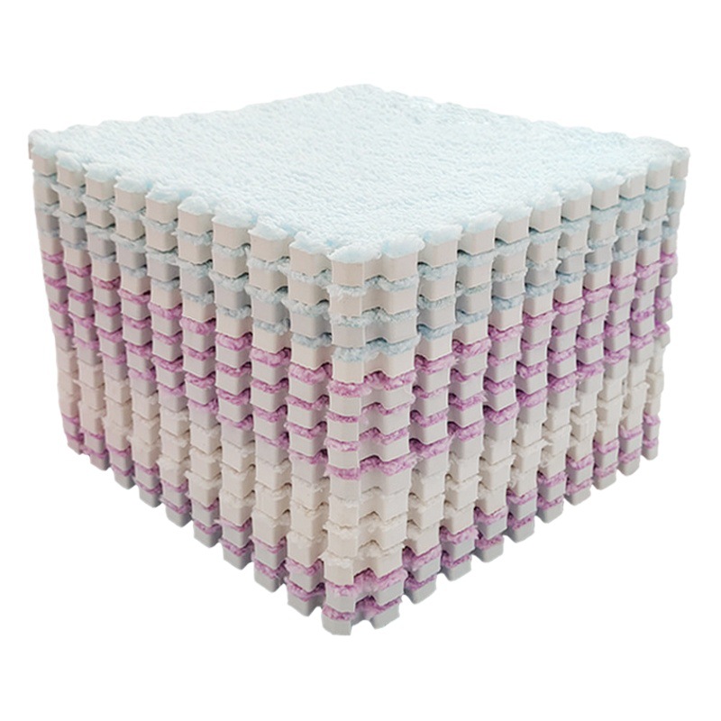 Plush Carpet Bedroom Stain-Resistant Full Room Soundproof Floor Mat Foam Mat Spliced Sponge Crawling Mat Can Be Cut