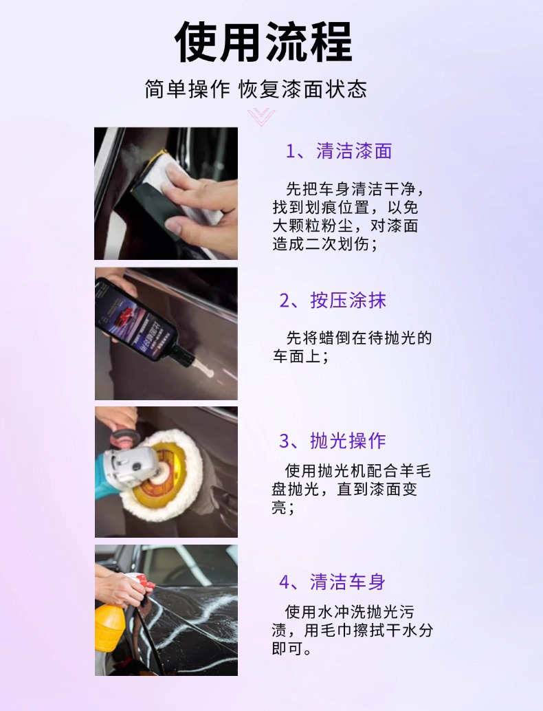 Spot Car Paint Scratch Removal Polishing Wax Scratch Repair and Restoration Paint Polishing Car Wax Manufacturer