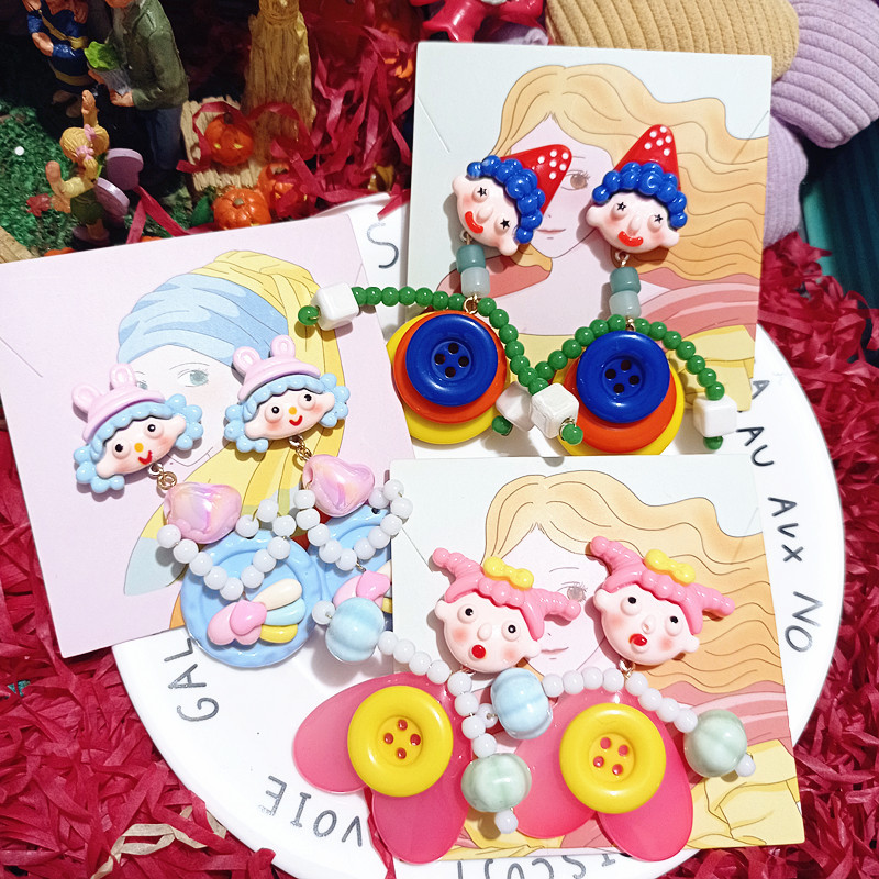 Funny cartoon doll