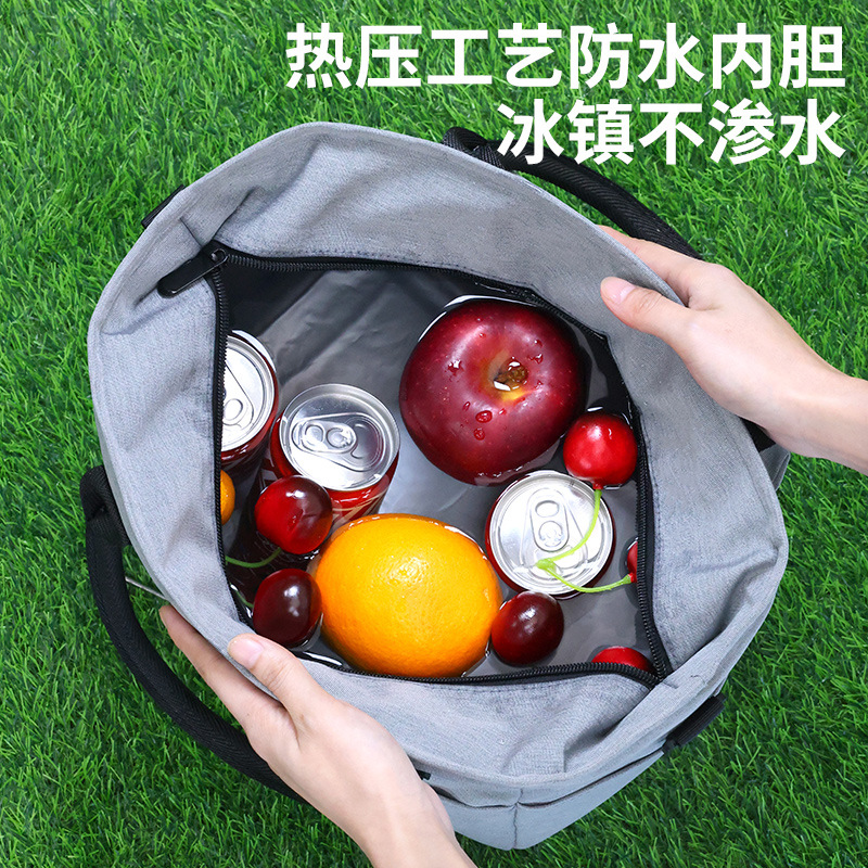 Nuevo paquete de almuerzo de bolsillo de gran capacidad para trabajadores de oficina con bolsas de almuerzo de alumno aislante bolsa de almuerzo bolsas de picnic