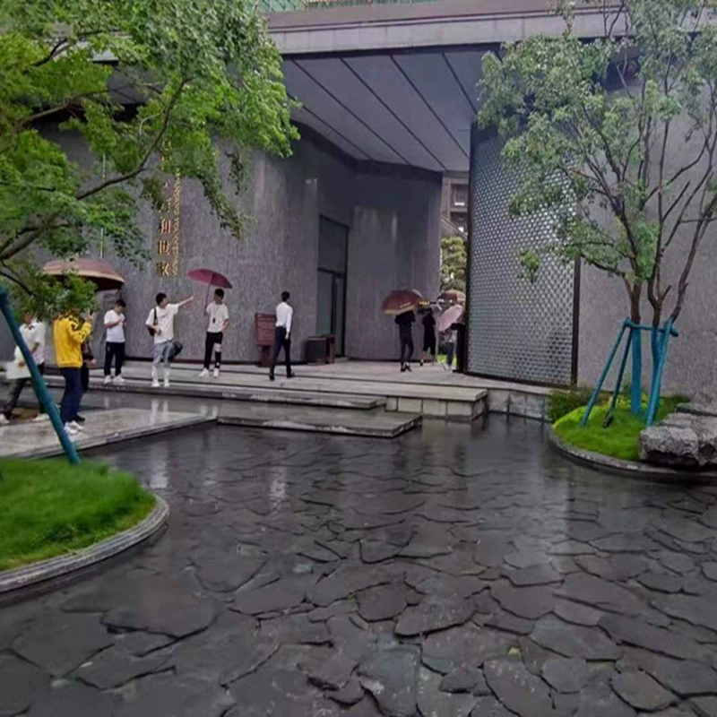 Натуральные фрагменты камня из голубого камня, нерегулярной формы, дробленые камни для декоративного оформления бассейнов, очистки и улучшения эстетики.