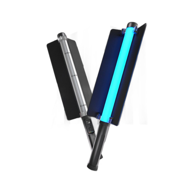 Rgb palo de mano luz sala de transmisión en vivo iluminación grabación de video fotografía portátil al aire libre retrato luz luz de palo de luz