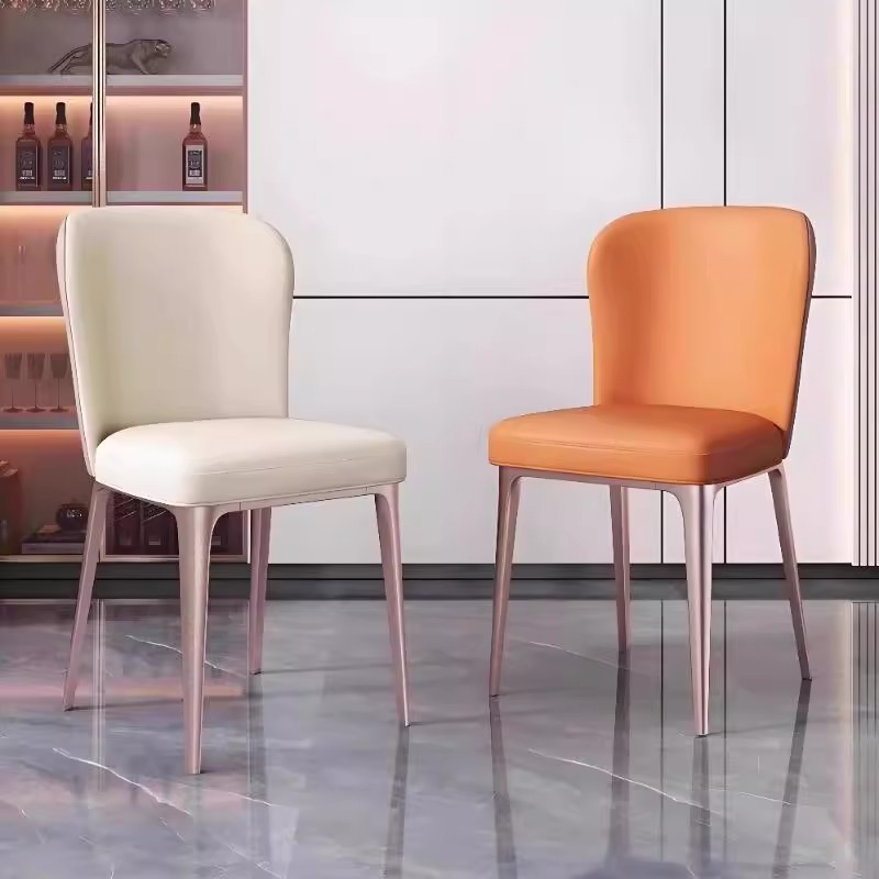 Minimalist Dining Table and Chairs, Dining Table, Minimalist Stool, Home Small Apartment Backrest, Hotel Chair, Italian Light Luxury Dining Chair