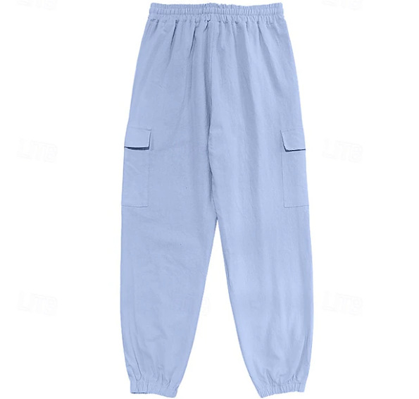 2024 herbst neue wok jogging hosen, lange hosen mit dawsting, elastische taille, mehrere taschen, flache, beathable_voghion.com