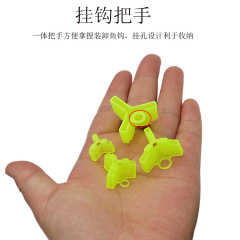 Cross-border fluorescent yellow fish hook protector three hooks, three anchor hooks, three-prong hooks, five models