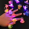 Ring, cartoon flashing toy for elementary school students, Birthday gift