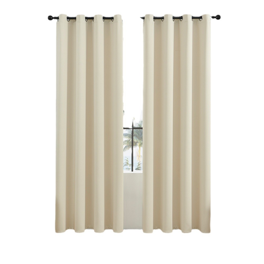 Fuente de fábrica de cortinas transfronterizas de comercio exterior Shaoxing productos terminados al por mayor doble cortinas de sombra sin luz fábrica directa