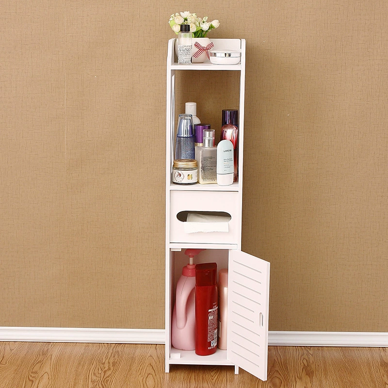 Bathroom storage cabinet clip-in storage rack bathroom large capacity multi-layer storage rack toilet floor storage cabinet