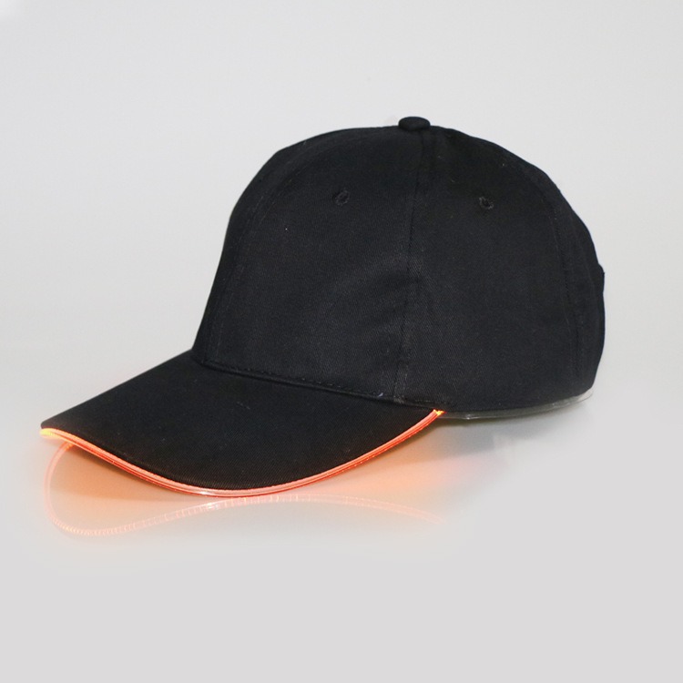 Amazon suministro LED sombrero luminoso sombrero luminoso nocturno sombrero sombrero al aire libre sombrero de estilo de béisbol al por mayor