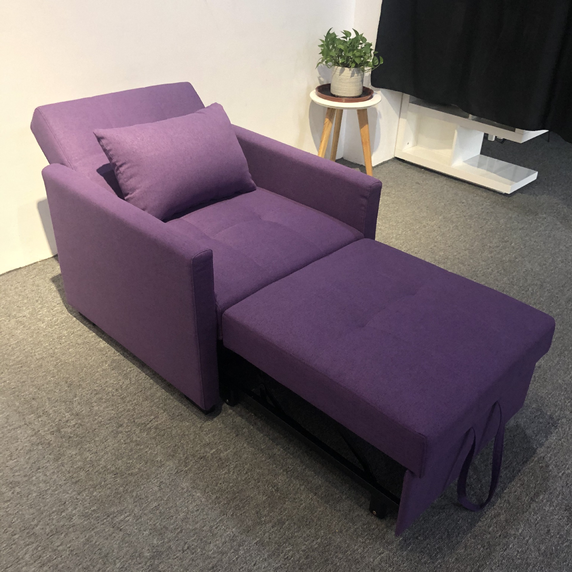 Moderno simple simple sofá cama plegable de alquiler de casa pequeña sala de estar sofá cama de tela desmontable