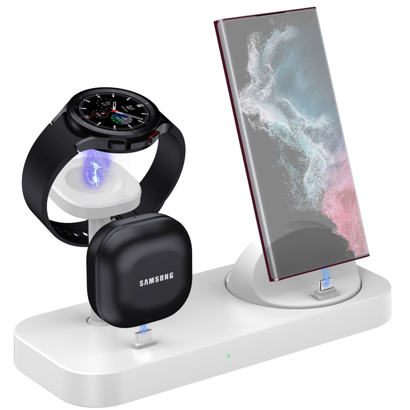 新製品多機能三合一無線充電器QC. 3.0サムスンの携帯電話のイヤホンの腕時計の無線充電を適用します。|undefined