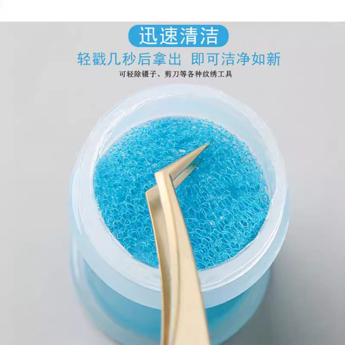 Eyelash tweezer cleaner, cleaning solution, cleaning agent and deglue agent, grafted eyelash cleaning tweezers, special tools and consumables