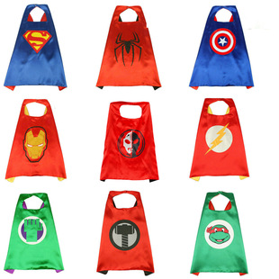 Halloween Cloak Children Men and Women Iron Man Captain America Spider-Man Elsa Altman Cloak suit
