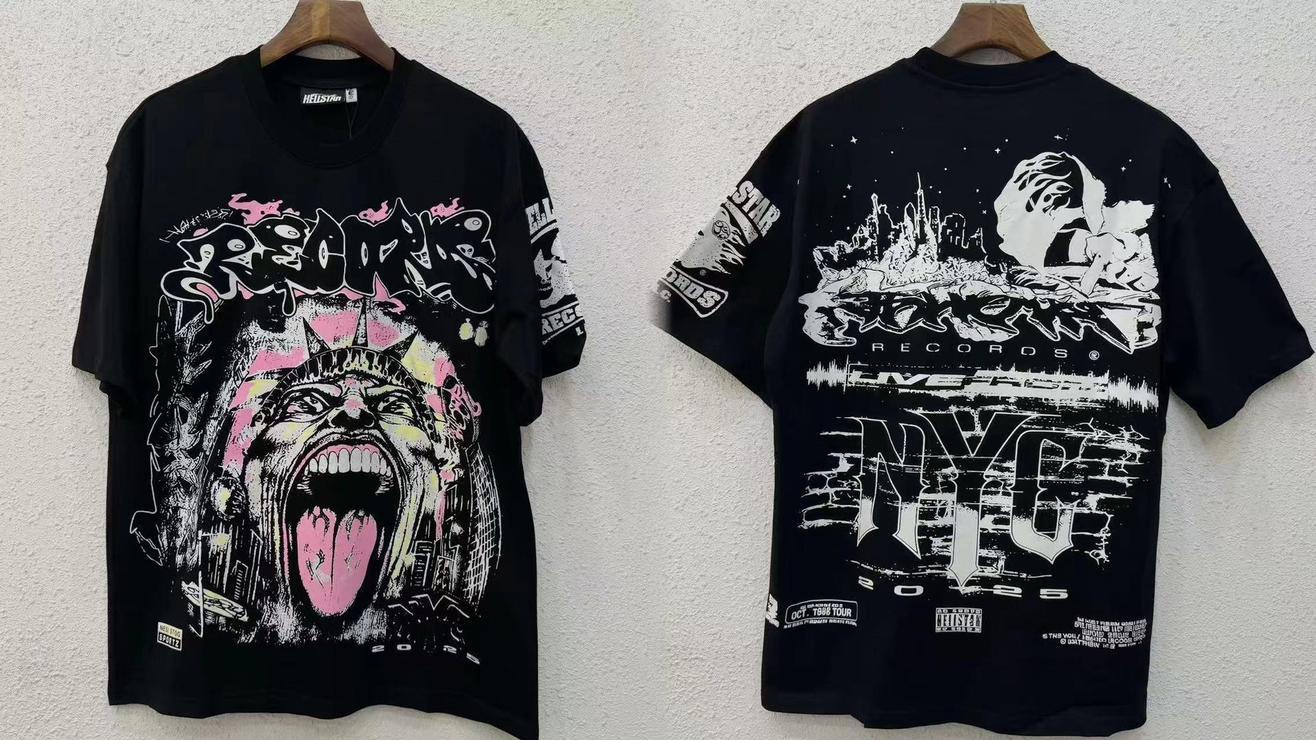 Hellstar x Complex Liberty Records T-shirt Black