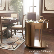 简约茶水车可移动小型客厅茶楼酒店茶水桌不锈钢茶桌侧边茶几桌