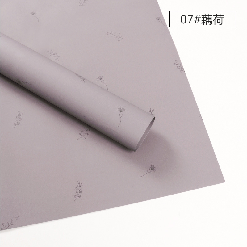 Papel de Regalo para Flores, Impermeable, para Ramos, Papel Mate para Floristería, Venta Caliente Transfronteriza