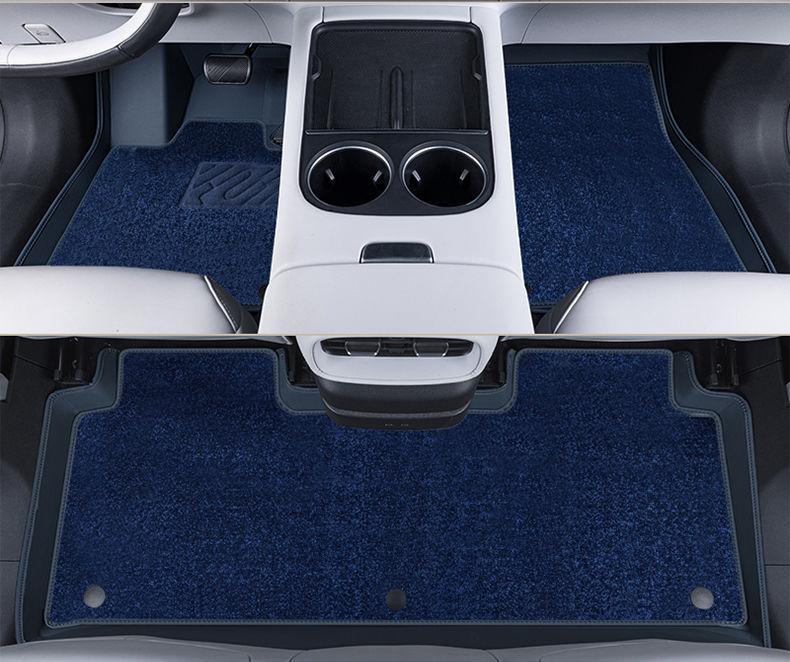 Applicable to Xiaopeng g6 Foot Pad Surrounding Xiaopeng p7/p5 Interior Accessories Cashmere Blanket Car Foot Pad