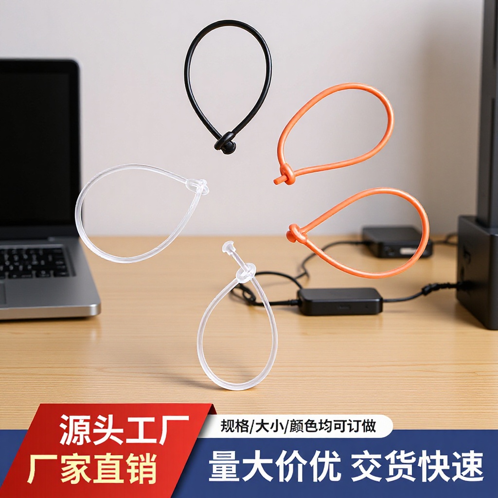 Manufacturer Wholesale Transparent Colorless Multi-Color 2.5X180Mm T-Shaped T-Buckle Pvc Luggage Tag Lanyard Fast Delivery