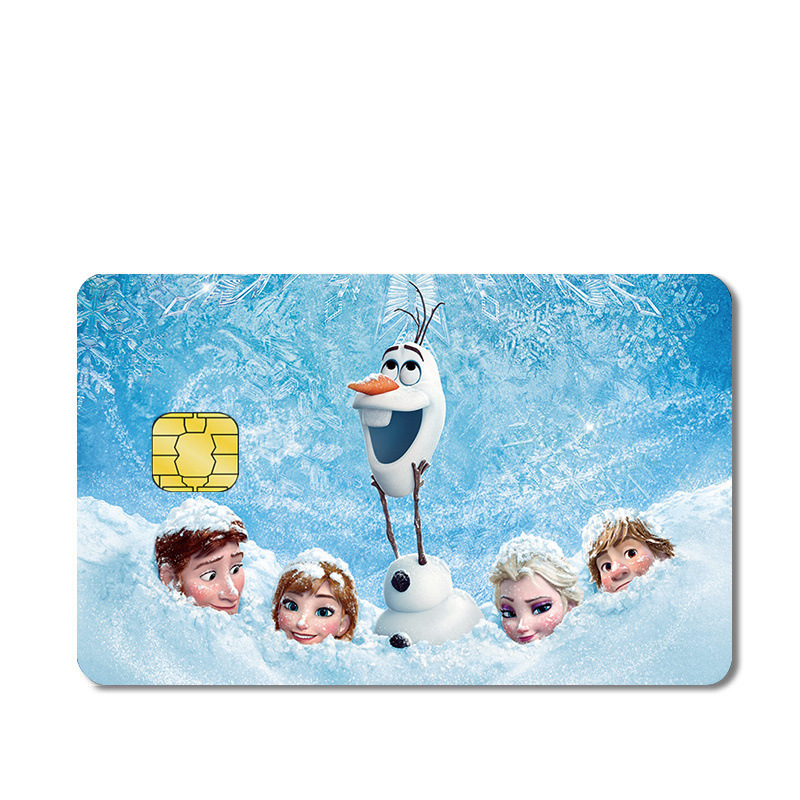 Calcomanía Impermeable para Tarjetas Bancarias de PVC Impermeable y Antideslizante para Tarjetas Bancarias
