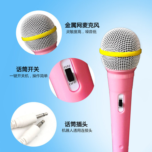 Wholesale early education machine microphone educational toy story machine microphone toy microphone children's singing story machine microphone